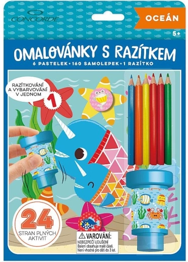 Omaľovánky s pečiatkou CONCORDE Oceán