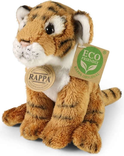 Rappa Plyšový tiger sediaci Eco-Friendly 15 cm