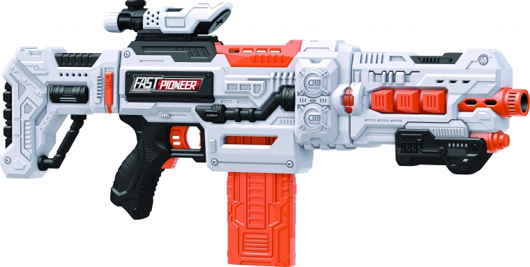 Elektrický penový guľomet 4v1, 67 cm