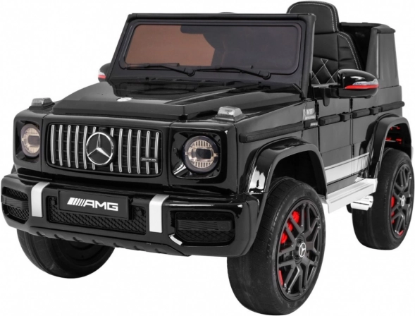 Detské elektrické autíčko MERCEDES-AMG G63, čierny lak s diaľkovým ovládaním