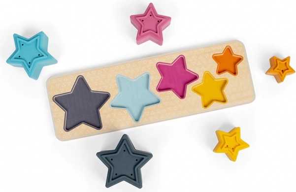 Bigjigs Toys vkladacie puzzle hviezdy do vody