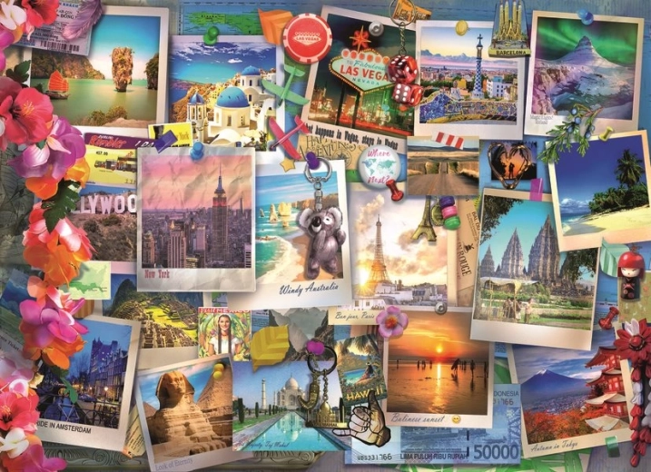 Ravensburger puzzle Cestovateľské poklady 500 dielcov