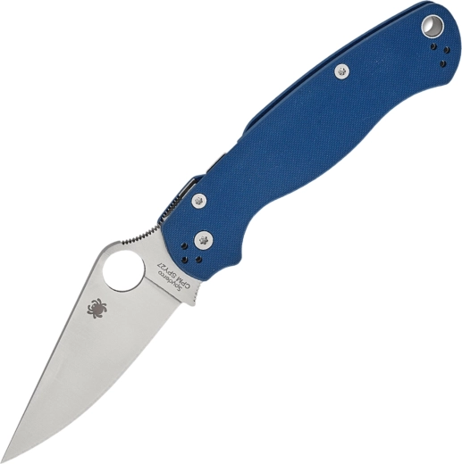 Vreckový nôž Spyderco Para Military 2 Cobalt Blue 8,8 cm, satin, G10