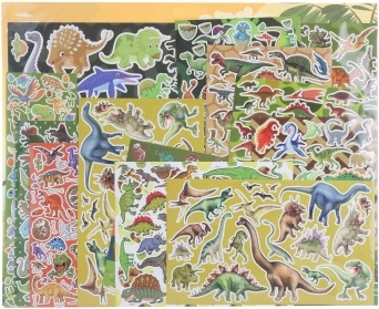 Samolepky s dinosaurami – 500 ks