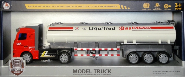 Nákladná cisterna s pull-back pohonom