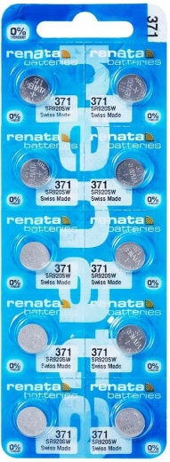 Gombíková batéria Renata 371 1,55 V (10 ks)