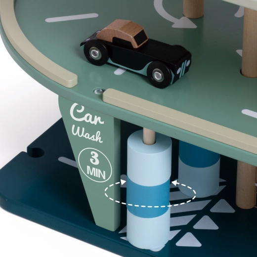 Autoumývačka a čerpacia stanica pre realistickú hru