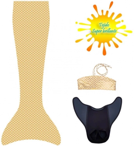 Sada s plutvou a bikinami Aquaris Sunny