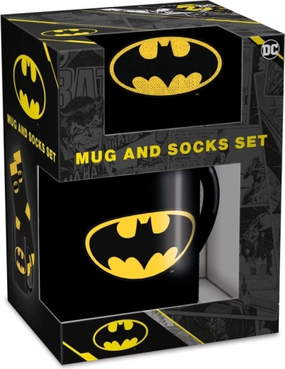 Batman pánsky darčekový set hrnček a ponožky