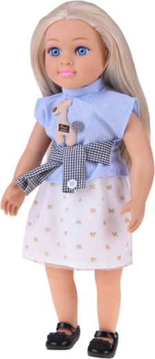 Dlhé blond vlasy na česanie a účesy