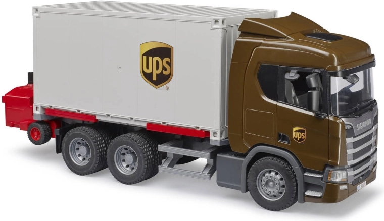 Detailný model Scania vo farbách UPS