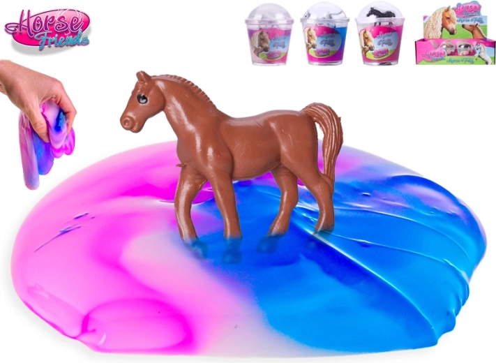 Sliz s koníkom HORSE FRIENDS v kelímku