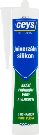 Univerzálny silikónový tmel biely 280 ml CEYS