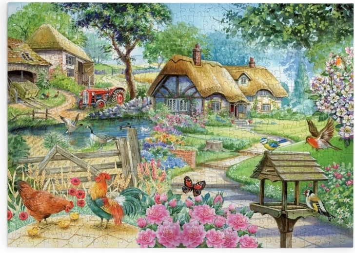 House of Puzzles Život na vidieku puzzle s 500 veľkými dielikmi