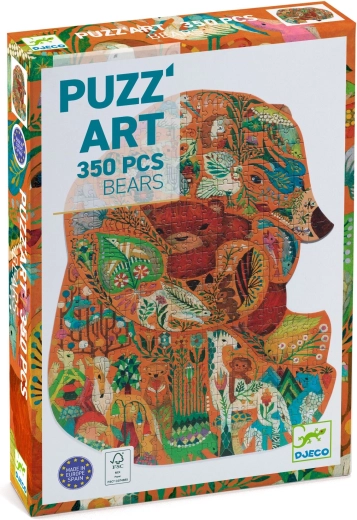Djeco puzzle medveď, 350 dielikov