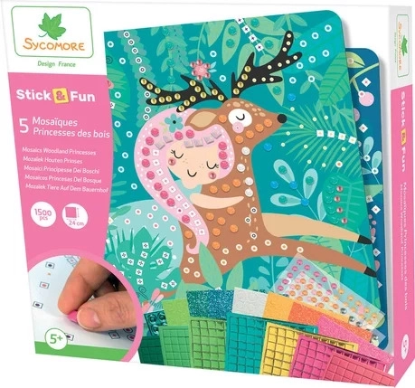 Stick & Fun mozaika – lesné princezné