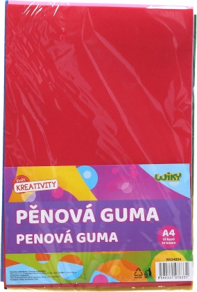 Penová guma A4 20x30 cm, sada 10 listov