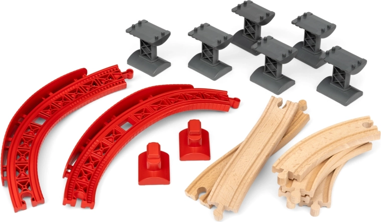 BRIO World sada stúpajúcich zákrut koľají