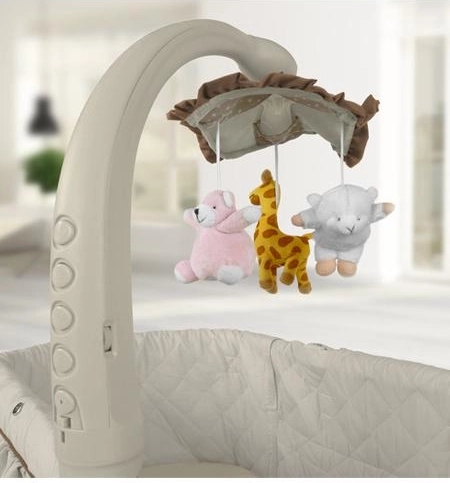 Upokojujúci kolotoč s melódiami, vibráciami a nočným svetlom