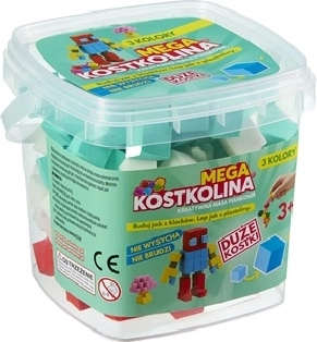 Mega kostkolina mint vo vedierku s 3 farbami