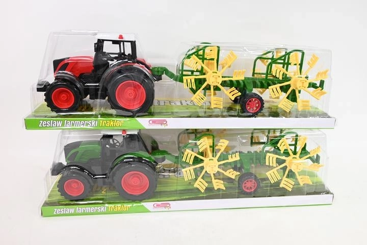 Traktor s poľnohospodárskym strojom – farmárska súprava pre deti