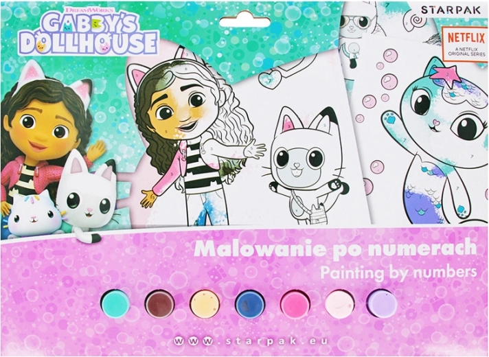 Maľovanie podľa čísel Gabby's Dollhouse