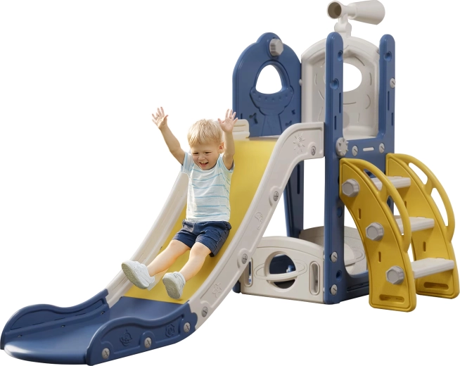 Zábavné doplnky: kôš a teleskop