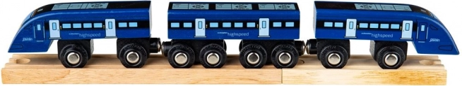 Bigjigs Rail modrý vysokorýchlostný vlak