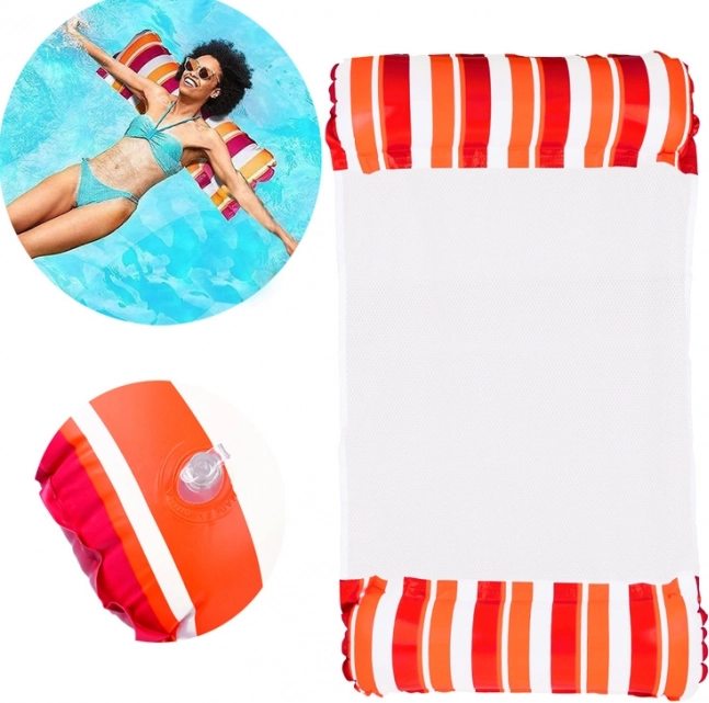 Dúhová nafukovacia vodná hojdacia matrac na bazén a pláž