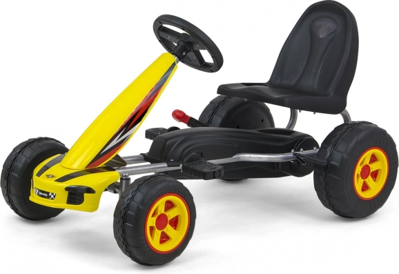 Šliapacia motokára Viper – žltá