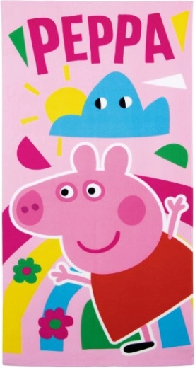 Detský uterák Peppa Pig z mikrovlákna 70 × 140 cm