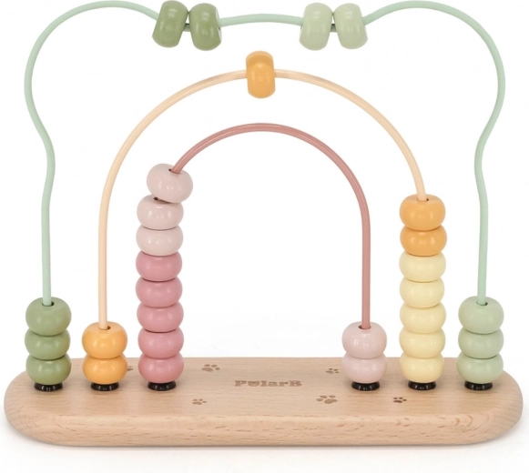 Drevené guľôčkové bludisko POLARB na prvé počítanie