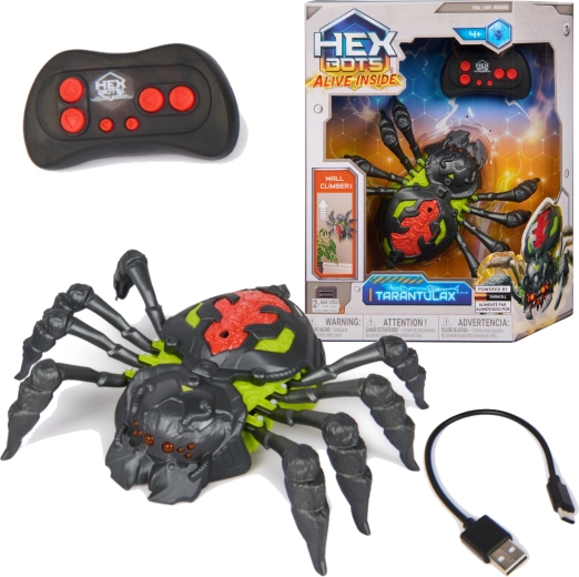 Hex Bots wall crawler spideroid – diaľkovo ovládaný robotický pavúk lezúci po stenách
