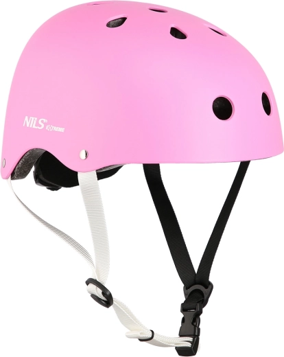 Freestylová helma Nils Extreme ružová – M (55–58 cm)