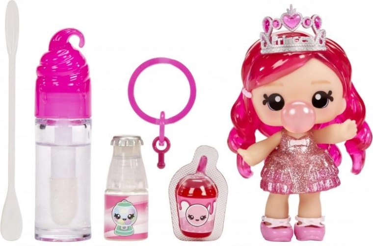 YummyLand bábika s vlastným leskom na pery Bianca Bubble Gum