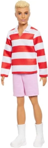 Barbie Ken Fashionistas bábika v pruhovanej mikine