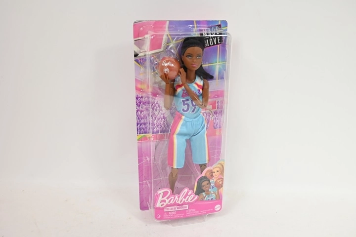 Barbie tematická bábika basketbalistka s loptou
