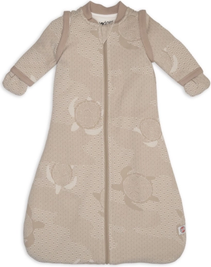 Lodger spací vak s odnímateľnými rukávmi matcha beige 50/62