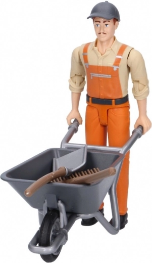 Bruder Bworld sada komunálnej s figúrkou