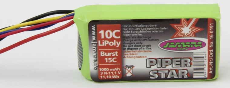 Akumulátor pre Piper Super Cub EPP 11,1 V 1000 mAh