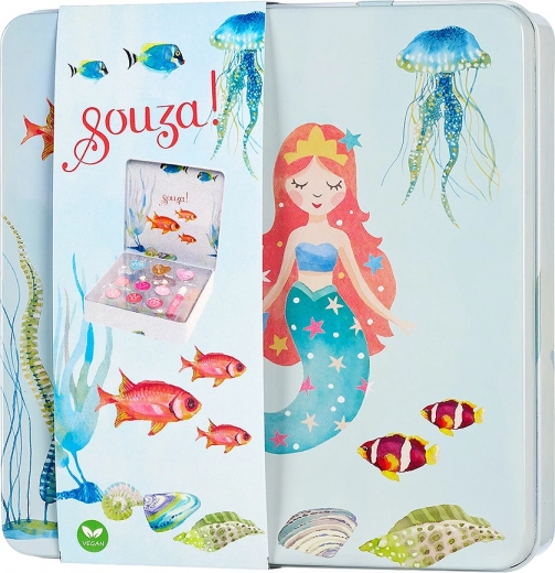 Detská make-up sada v kovovom puzdre morská víla Souza!