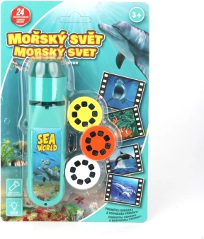 Baterka a projektor morských zvierat pre deti