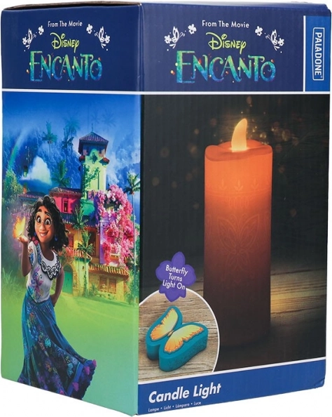 Svetlo Encanto s diaľkovým ovládačom v tvare motýlika