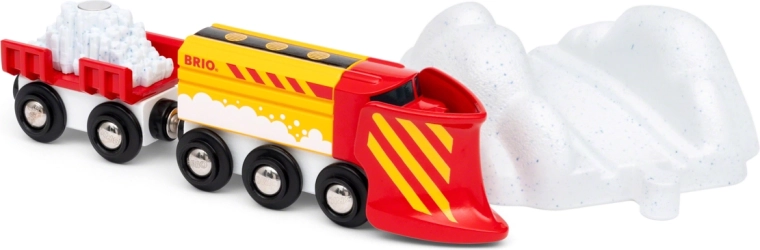 BRIO World vlak so snehovým pluhom