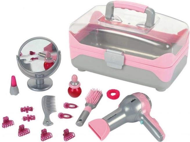 Detský kadernícky kufrík Braun