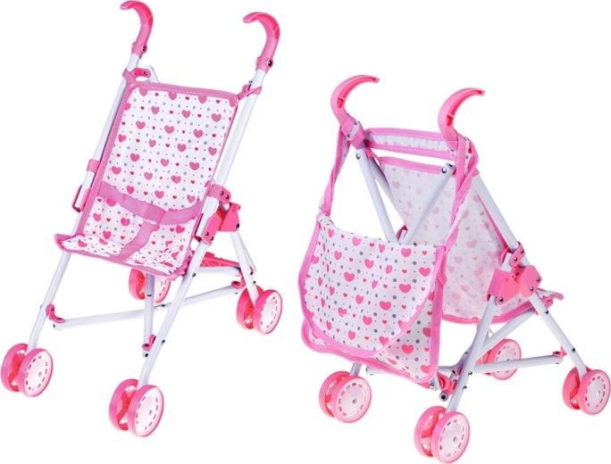 Skladací kočík pre bábiky na každý deň