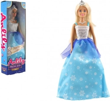 Bábika princezná Anlily v modré šaty
