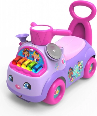 Odrážadlo FISHER-PRICE Hudobná paráda – fialové