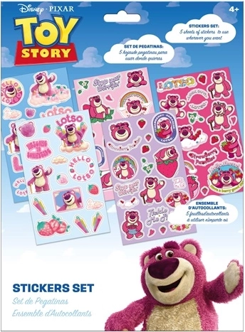 Sada samolepiek Toy Story – Lotso (92 ks)