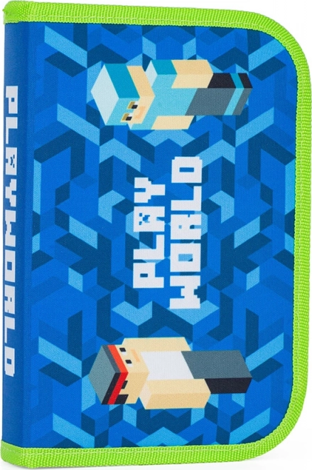 Školský peračník s 2 chlopňami OXY GO Playworld, prázdny